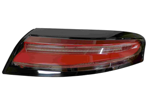 Clignotants arrière Full LED avec cerclage noir + clignotants séquentiels LED, noirs pour Porsche 996 - 99663148500, 99763148600, 99663148602, 99663148502, 99663143301, 99663143401, 99663143303, 99663143403 - DP122-CR